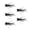 Black, variant on 5pcs Fly Popper Lures Fly Fishing Popper for Trout Topwater Fishing Lures