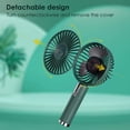 thumbnail image 3 of Mini Ventilador Portátil, Ventilador Recargable Usb De Mano, Ventilador De Escritorio Ajustable De Tres Velocidades Para Viajes En El Hogar Y La Oficina Monstrate EL017686-02, 3 of 5