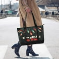 thumbnail image 4 of FORMRS Canvas Laptop Tote Bag for Women with 15.6" Computer Compartments Shoulder Handbag, Black Christmas Light, 4 of 7