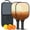 Black, variant on Pickleball Paddles Set Of 2, Fiberglass Surface, West & Cowboy Print, 4 Balls & Bag