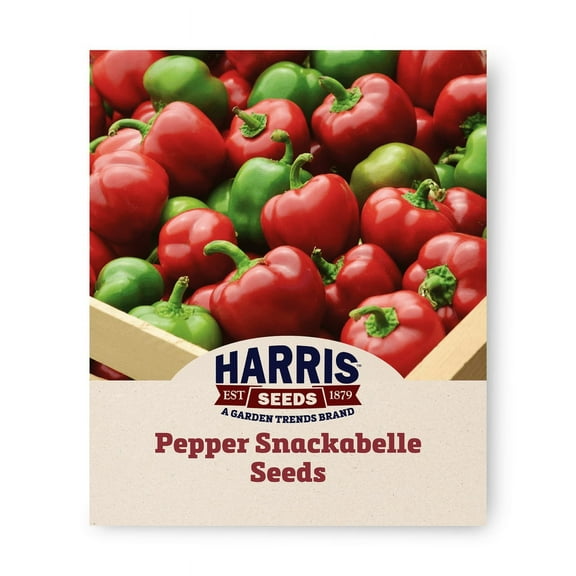 Harris Seeds - Snackabelle Red F1 Hybrid Pepper Seeds - Non-GMO - 50 Seeds