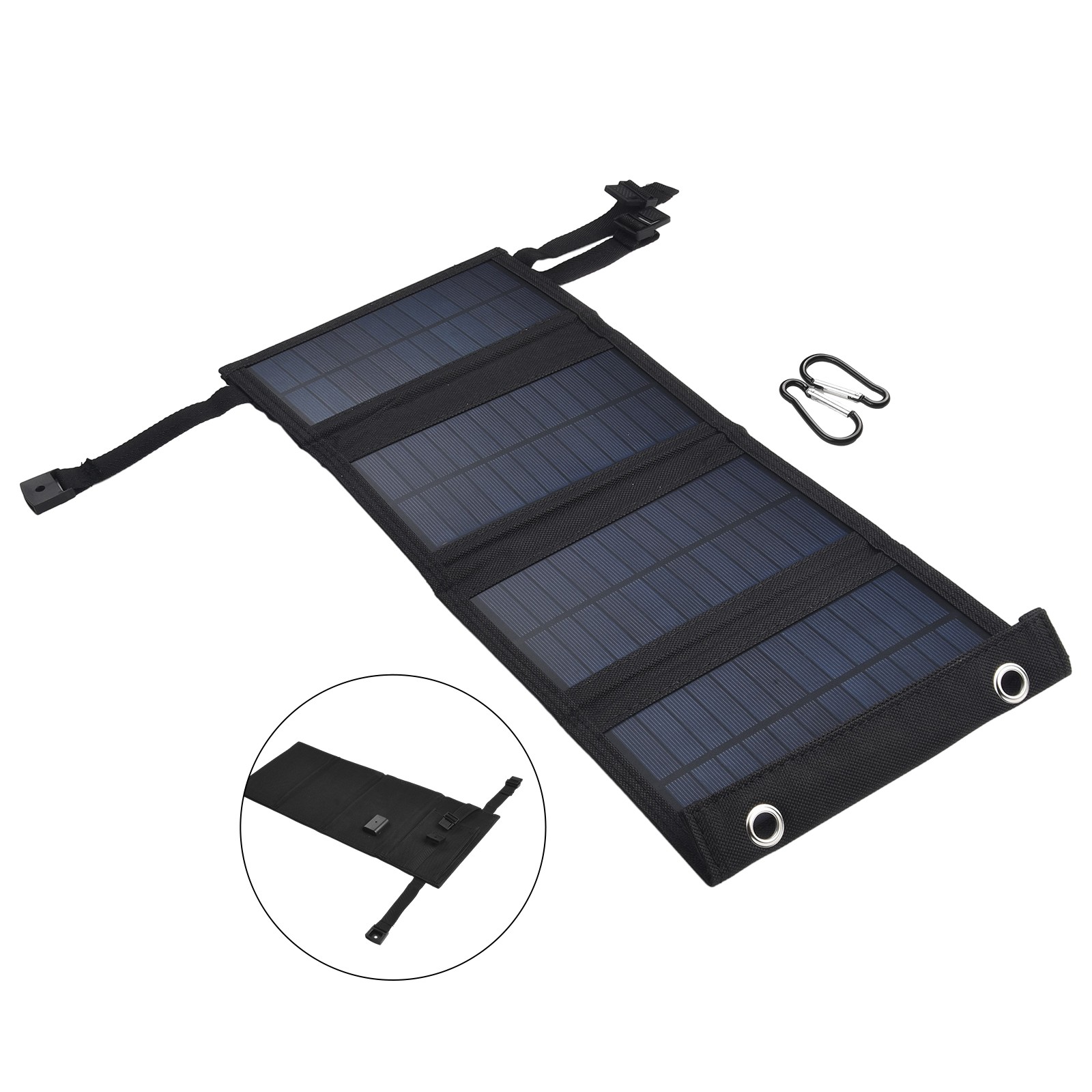 Waterproof Foldable Solar Panel Charger for Outdoor Activities 20W Power Output