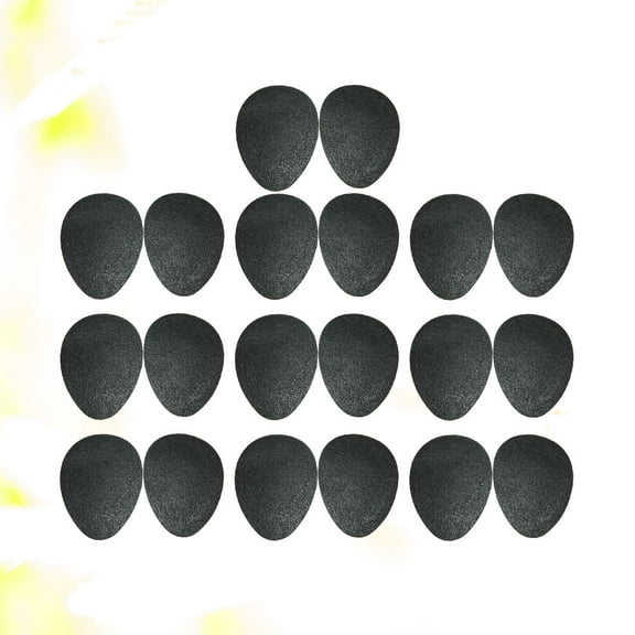 GOOHOCHY 10 Pairs Anti-slip Forefoot Shoes Pad Cowhells Shoe Insoles Adhesive Half Insoles (Large)