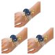 thumbnail image 1 of Qarigey Ramillete de muñeca nupcial para boda en interiores o exteriores apariencia realista flor de muñeca de amplia aplicación azul marino Type1 NO1, 1 of 6