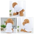 thumbnail image 2 of Unique Bargains Dog Sweatshirt Hooded Pet Spring/Fall/Winter Clothes Warm Coat for Small and Medium Dogs White XS, 2 of 7