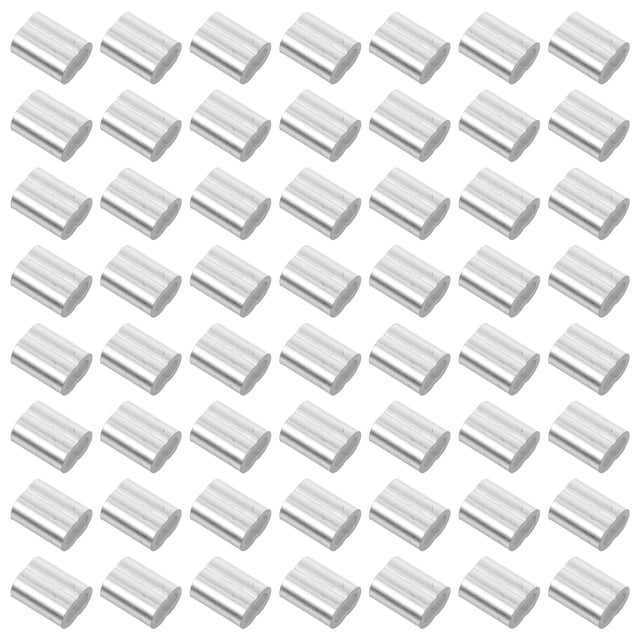 FUTUREORYY 60Ud Manga De Aluminio Para Crimpado De Cable Resistente Y Seguro Con Alta Fricción Plata