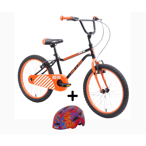 Combo Bicicleta ONE O ONE R20 Negro con Casco Giro Rojo