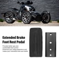 thumbnail image 4 of Full Size Brake Pedal, Larger Braking Surfaces Extended Brake Foot Rest Pedal  for Riding, 4 of 7