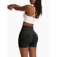 thumbnail image 3 of Sociala Women's Workout Gym Shorts Booty V Cross Yoga Biker Shorts, 3 of 5