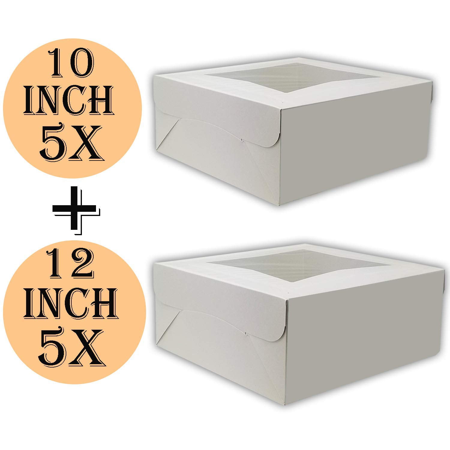 Cake Boxes 12 x 12 x 5, and Cake Boxes 10 x 10 x 5, Bakery ... Cake Boxes 12 x 12 x 5, and Cake Boxes 10 x 10 x 5, Bakery ...