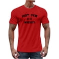 thumbnail image 1 of Camiseta Transpirable Delgada de los Hombres, Verano Suelto Ajuste Mitad de Manga Casual Top para el Aire Libre Y el Uso Diario, Camiseta de Moda Ligera, 1 of 5