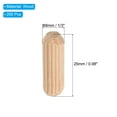 thumbnail image 2 of Uxcell 1/3 Clavos de Madera, 200 Pcs M8x25mm Clavos de Madera de Dureza, Puntas Estriadas para Fácil Inserción en Muebles de Manualidades, 2 of 6
