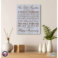 thumbnail image 3 of 1st Wedding Anniversary Wall Plaque Gift "Marriage", 3 of 8