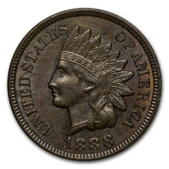 1888 Indian Head Cent BU (Brown)