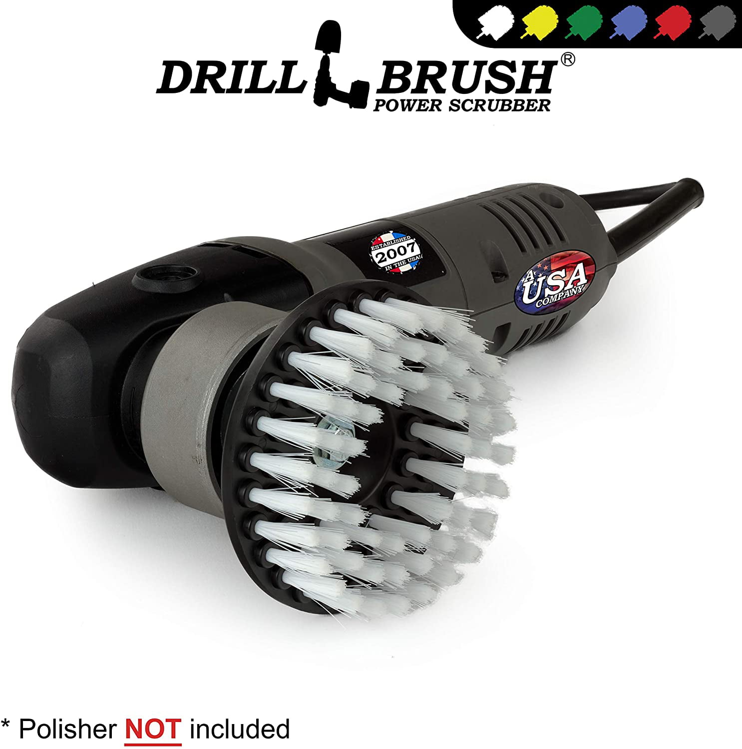 Upholstery Cleaning Brush for Dual Action Polishers