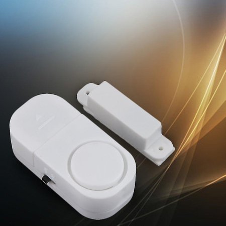 Self-adhesive Wireless Magnetic Sensor Burglar Door Window Entry Alarm ...