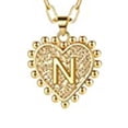 thumbnail image 2 of Necklace For Women Double Paperclip Chain 26 Love Letters Gold Necklace Women Necklace Jewelry Necklace Cute Choker Necklaces for Women Simple Jewelry for Women Gifts, 2 of 2