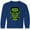 Royal Bue, variant on Inktastic Halloween Frankenstein Head Long Sleeve Youth T-Shirt