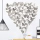 thumbnail image 1 of 48pcs Hollow Paper Wall Sticker, Boho Silvery & Golden Color Butterfly Design Creative Self Adhesive 3D Butterfly Wall Decor, 1 of 4