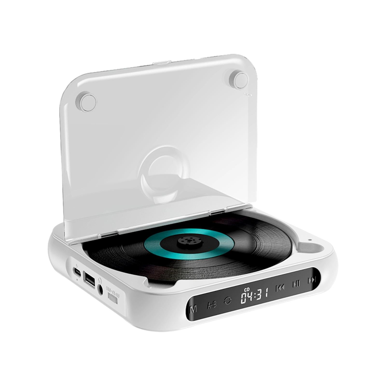 STARTIST Home CD Player Compact Audio Music Player for Friends Language Learners Kids White
