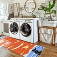 thumbnail image 6 of Abstract Art Kitchen Rugs Set of 2 Anti Fatigue Mats for Kitchen Floor Cushioned Kitchen Rugs and Mats Non Slip Kitchen Runner Comfort Standing Mat, Woman Seaside Sunset Landscape, 6 of 6