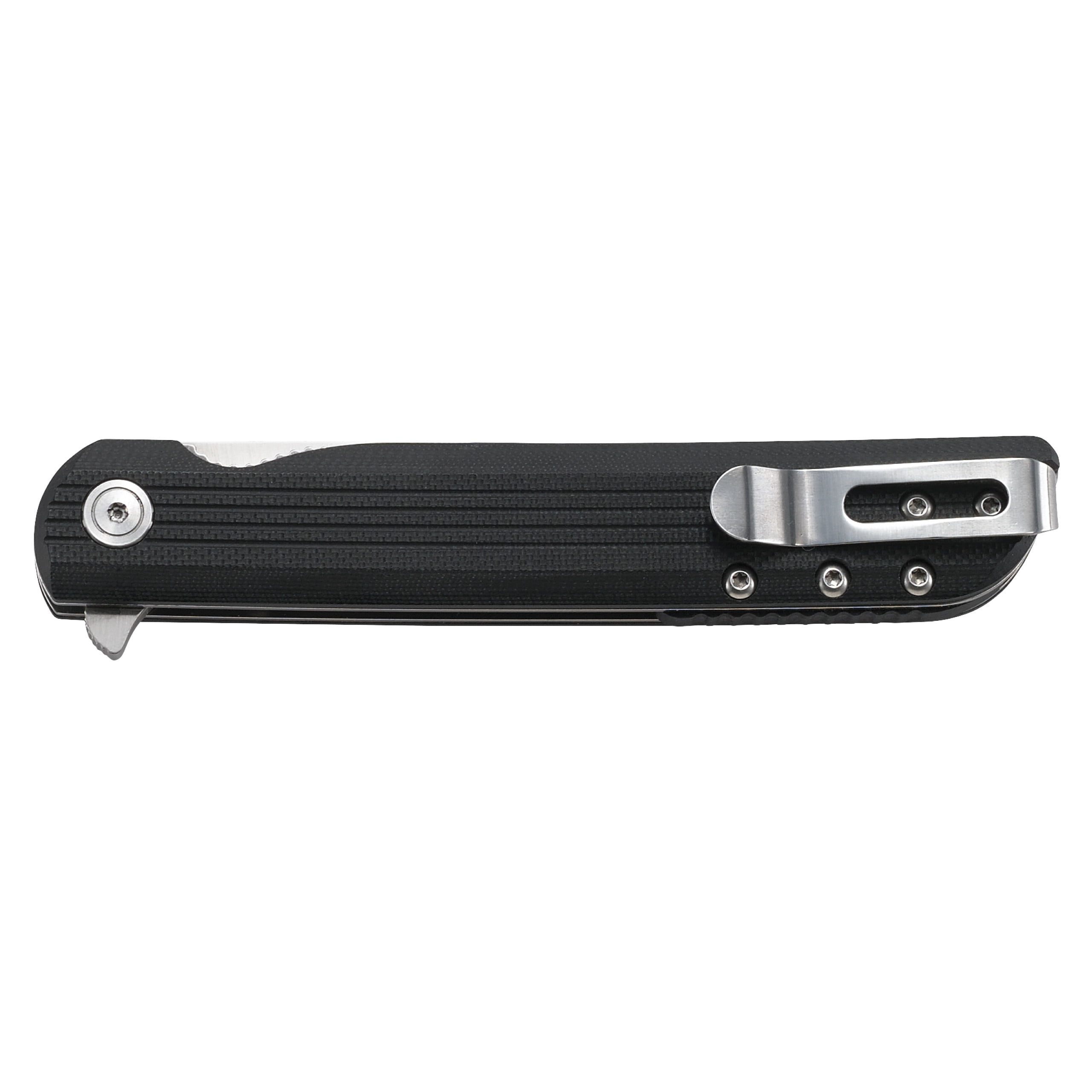 CRKT LCK + Everyday Carry Assisted Folding Knife with Liner Lock: Stainless Steel Plain Edge Blade, Glass-Reinforced Nylon Handle, Pocket Clip, 3810
