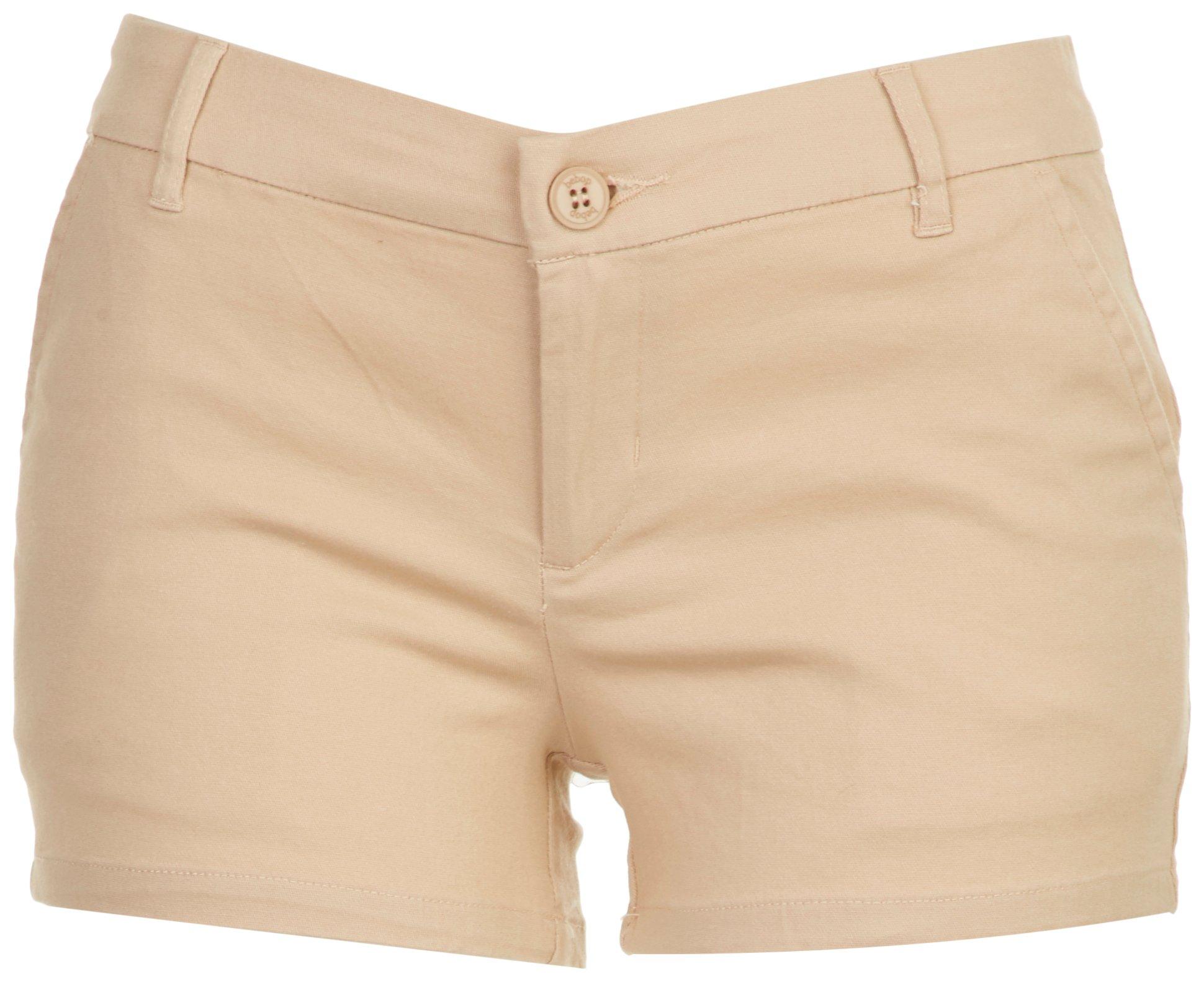 Be Bop Juniors Pocketed Twill Shorts 1 