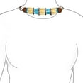 thumbnail image 2 of Bling Jewelry Womens  Handmade Bead Wood Leather Tribal Choker Necklace, 2 of 4