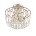 thumbnail image 5 of ARC-1900-SA-CL-MWP Crystorama Lighting Arcadia - 3 Light Flush Mount-Antique Silver Finish-Hand Cut Crystal Type, 5 of 6
