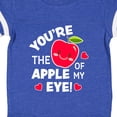 thumbnail image 4 of Inktastic Youre the Apple of My Eye Valentine Pun with Cute Apple Boys or Girls Baby Bodysuit, 4 of 5