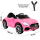 thumbnail image 5 of Montable Electrico para Niños Mini GT Bluetooth USB y Auxiliar Luces Sonido Batería 12v - Rosa, 5 of 7