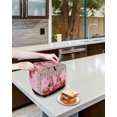 thumbnail image 3 of Red Gnomes Small Toaster Cover 2 Slice, Kitchen Appliance Covers, Valentine's Day Love Roses Leaves Ombre Pink Toaster Oven Cover with Loop, Bread Machine Cover Polyester Dust Cover Protection, 3 of 4