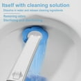 thumbnail image 3 of 2 Pack Disposable Toilet Brush and Holder Set,Extended Handle with 48 Cleaner Refills Toilet Brush for Toilet Bowl Cleaners,Bathroom Cleaning, Bathtub - Blue (Ocean Fresh Scent), 3 of 7
