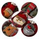 thumbnail image 3 of 3 medias navideñas con diseño de Papá Noel, muñeco de nieve y reno, compatibles con decoraciones navideñas, 3 of 5