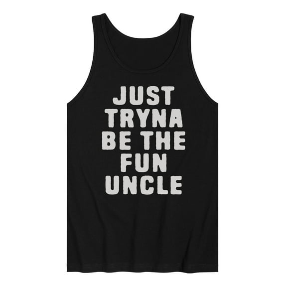 Instant Message - Just Tryna Be Fun Uncle - Men's Jersey Tank