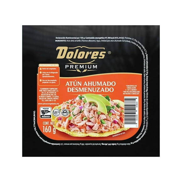 Atún ahumado Dolores Premium Atún ahumado desmenuzado Dolores 160 g
