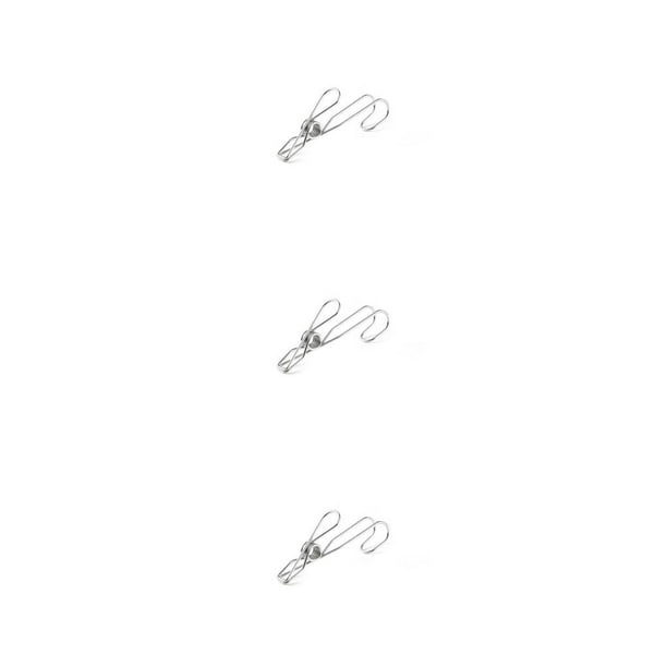 Billuyoard Pin colgante a prueba de viento, pinzas para ropa de acero inoxidable, toallas de secado, pinzas para la colada, pinzas para la ropa impermeables Type1 NO1 Billuyoard CBP485749