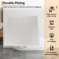 thumbnail image 5 of Rainfall Shower System with Handheld - 10 Inch Showerhead in Brushed Nickel, Brushed Nickel, 5 of 12