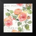 thumbnail image 2 of Paton, Julie 15x15 Black Modern Framed Museum Art Print Titled - La Vie En Rose I, 2 of 5