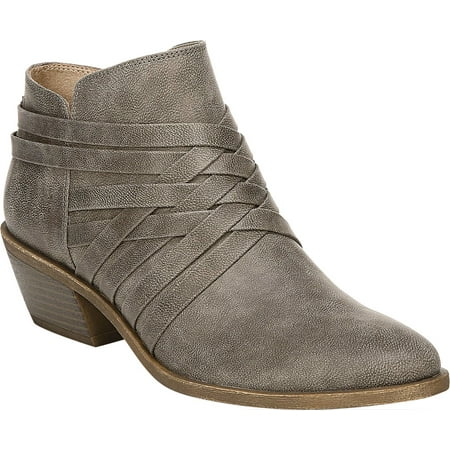 

Women s Life Stride Prairie Ankle Bootie Ash Faux Leather 11 M