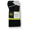thumbnail image 2 of Athletics Works Soccer Socks, Black Unisex Small Youth 10-4.5, 2 pack, 2 of 9