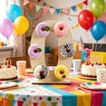 thumbnail image 1 of Soporte de Madera para Donas con Los Números Del 0 Al 4 para Fiestas de Cumpleaños, Bodas y Graduaciones. Estante Resistente de Madera Natural para Exhibir Donas, Pasteles o Dulces En La Mesa de Post, 1 of 6