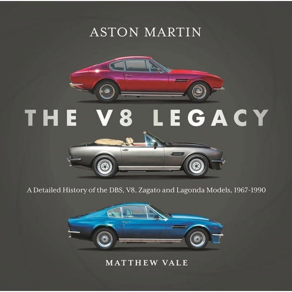 Aston Martin: The V8 Legacy: A Detailed History of the Dbs, V8, Zagato and Lagonda Models, 1967-1990, (Hardcover)