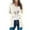 C White, variant on Womens Long Sleeve Cable Knit Cardigans Button Down Cardigan Plus Size Black Cardigans with Pockets