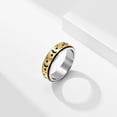 thumbnail image 4 of Xinyolin Wedding Ring Star Moon Rotatable Unisex Round Match - Finger Ring for Dating, 4 of 8