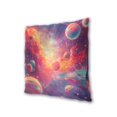 thumbnail image 3 of Pillow Covers 18x18 Set of 2,Cotton velvet Solid,Decorative Square Pillow Covers with Stitched Edge for Sofa Couch Farmhouse Home Mysterious Interstellar Space Painting, 3 of 6