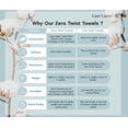 thumbnail image 5 of LANE LINEN 6 Piece Zero-Twist Bath Towel Set - 100% Cotton, Naturally Soft, Light & Easy-Care - Taupe, 5 of 9