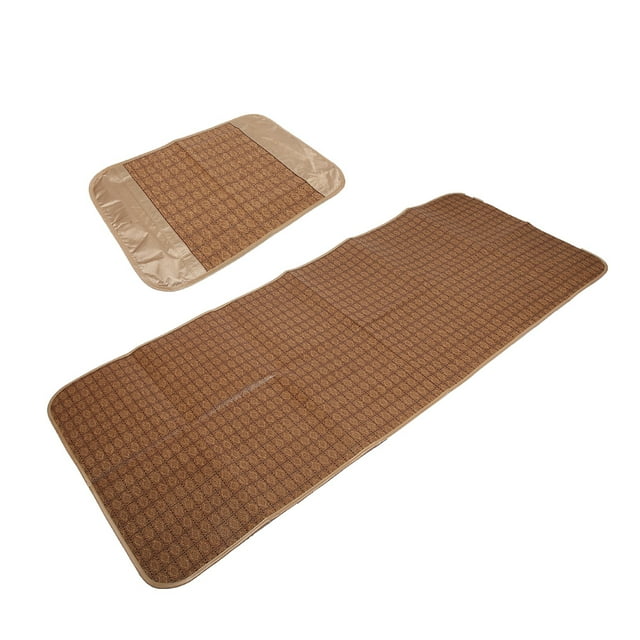Dioche Cooling Sleeping Mat,Summer Sleeping Mat,Foldable Rattan Summer Sleeping Mat Cool Pad Cooling Bed Cusion for Home School Dormitory