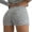 Grey, variant on Workout Shorts Women Fitness High Waist Lifting Tight Thin Pants Anti Stray Yoga Pants Sports Hot Pants