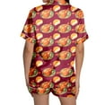 thumbnail image 5 of Womens Pajama Sets – Lounge Sets for Women with Functional Tops Ladies' Thanksgiving Turkey Print Pajama Shorts Set 2024, 5 of 5